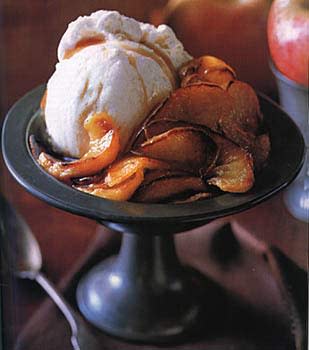 Broiled Apples with Maple Calvados Sauce