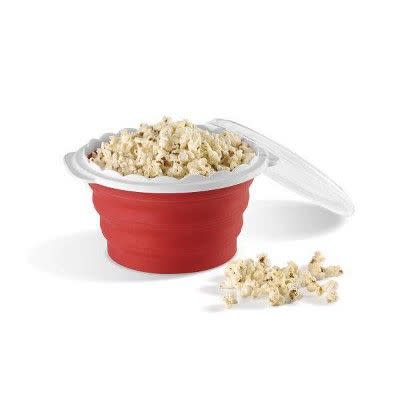 7) Cuisinart Red Microwave Popcorn Bowl