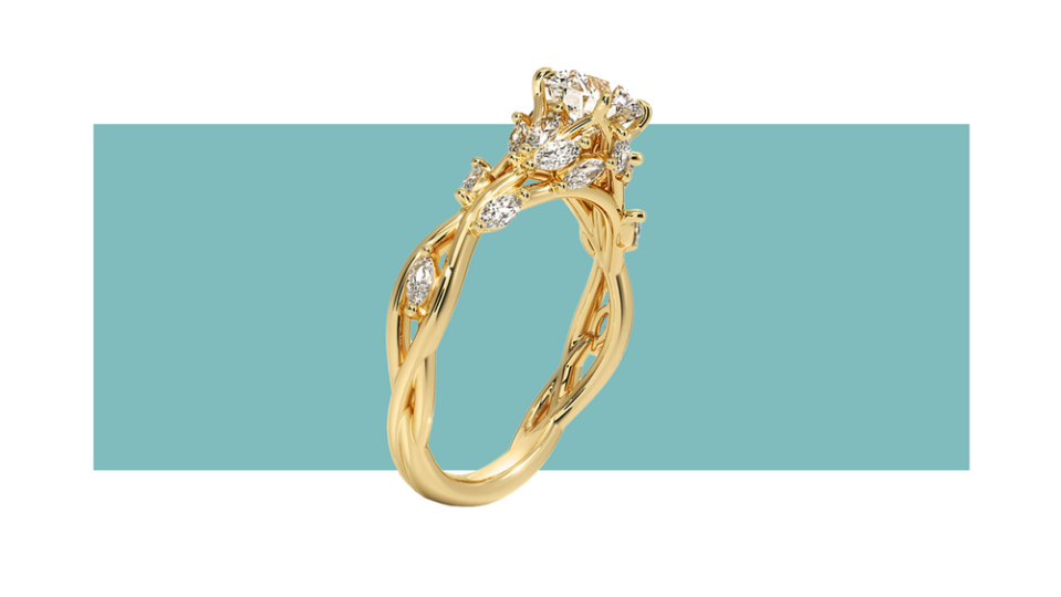 Shop the best jewelry gifts for your girlfriend: Secret Garden Engagement Ring