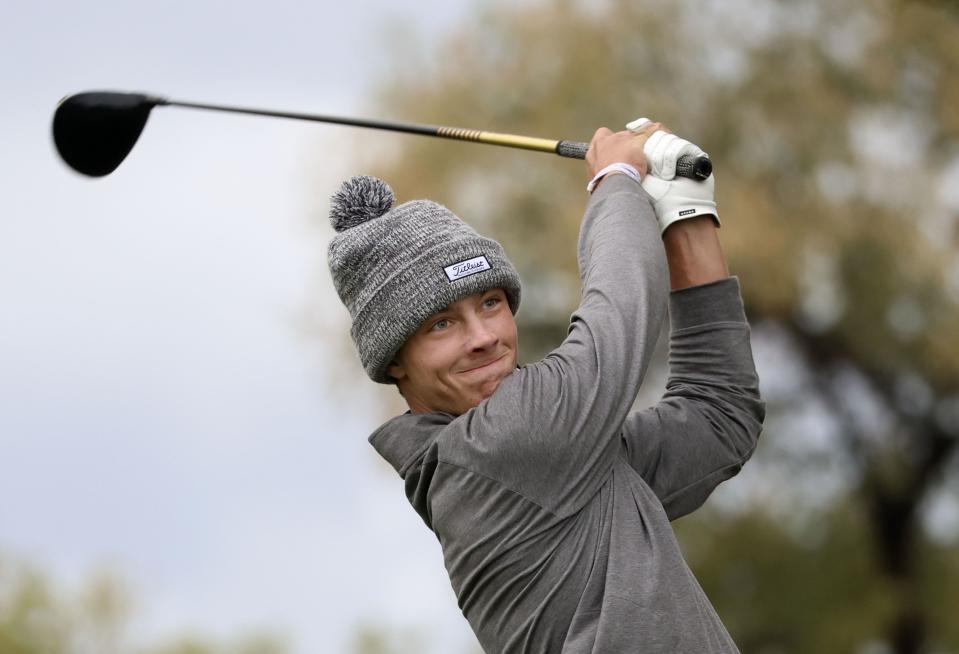 Morgan’s Zaylin McCleary competes in the 3A state tournament at Meadow Brook Golf Course in Taylorsville on Thursday, Oct. 12, 2023. | Laura Seitz, Deseret News