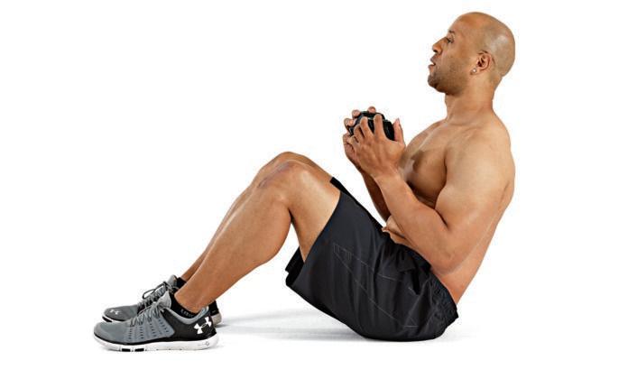 Arm, Muscle, Abdomen, Leg, Fitness professional, Human leg, Chest, Sitting, Joint, Knee, 