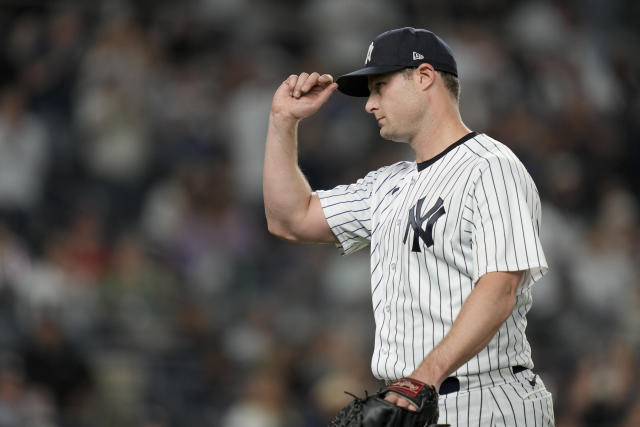 The first Gerrit Cole New York Yankees jersey has dropped