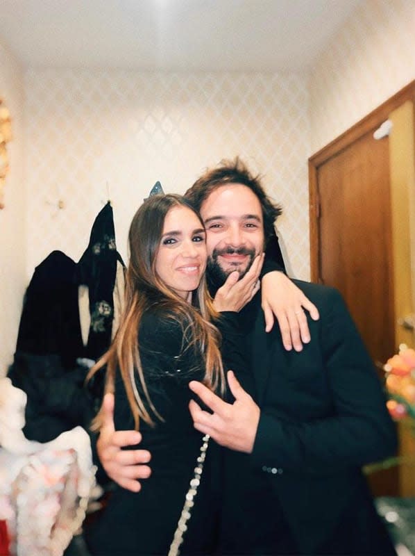 Elena Furiase con su marido, Gonzalo Sierra