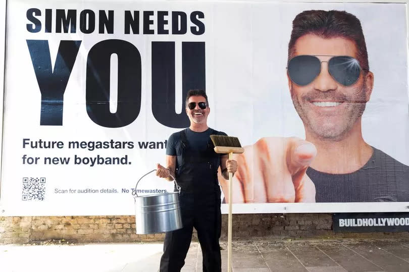 Simon Cowell has launched the search for the next boyband