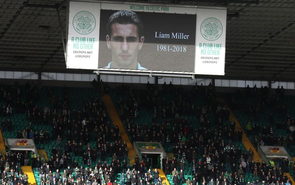 Liam Miller, who died on Friday, came through the youth ranks at Celtic - PA