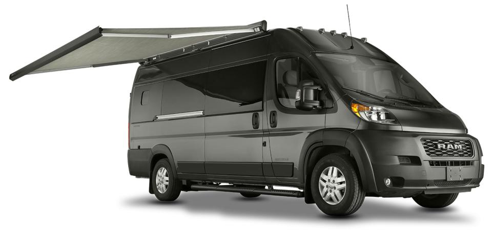 The exterior of Airstream's new Rangeline Touring Coach.