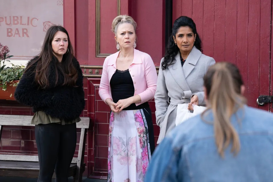 stacey slater, linda carter, suki kaur panesar, eastenders