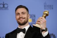 <p>Ebenfalls den einzigen Preis für seinen Film "Nocturnal Animals" gewann Nebendarsteller Aaron Taylor-Johnson. Der Ehemann von "Fifty Shades of Grey"-Regisseurin Sam Taylor-Johnson überzeugte als Entführer in Tom Fords Drama. (Bild: ddp images) </p>