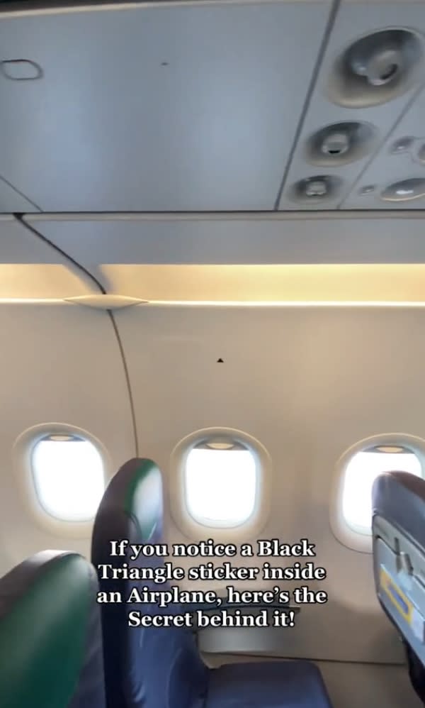 “1. Passengers sitting next to the triangles get the best view of the wings,” Lim explained on TikTok. tiktok.com/@_hennylim_