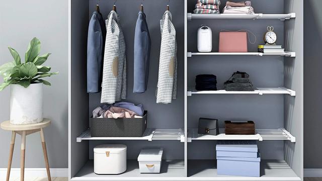  Simple Houseware 10 Shelves Hanging Shoes Organizer Holder for  Closet, Grey : Home & Kitchen