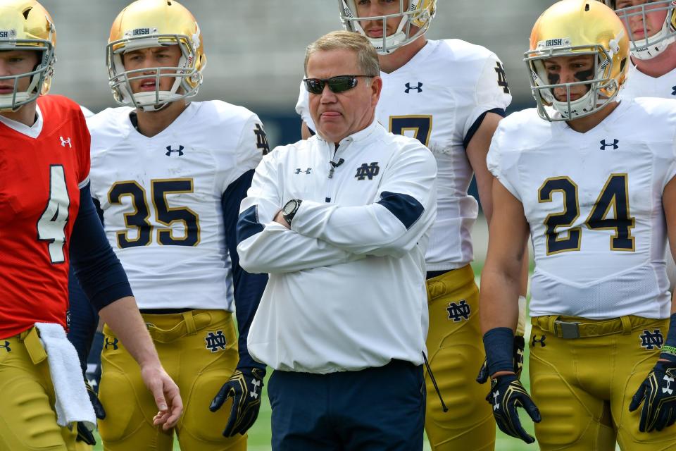 Saturday, Sept. 23: vs. Notre Dame, Spartan Stadium in East Lansing. After a bye week, MSU takes on the Fighting Irish, who are looking for payback after losing to MSU in the second week of the season in 2016. But Notre Dame has been a troubled program of late, too, after going 4-8 last season. Brian Kelly's seat is getting warmer in South Bend and probably can't afford to lose many more games.