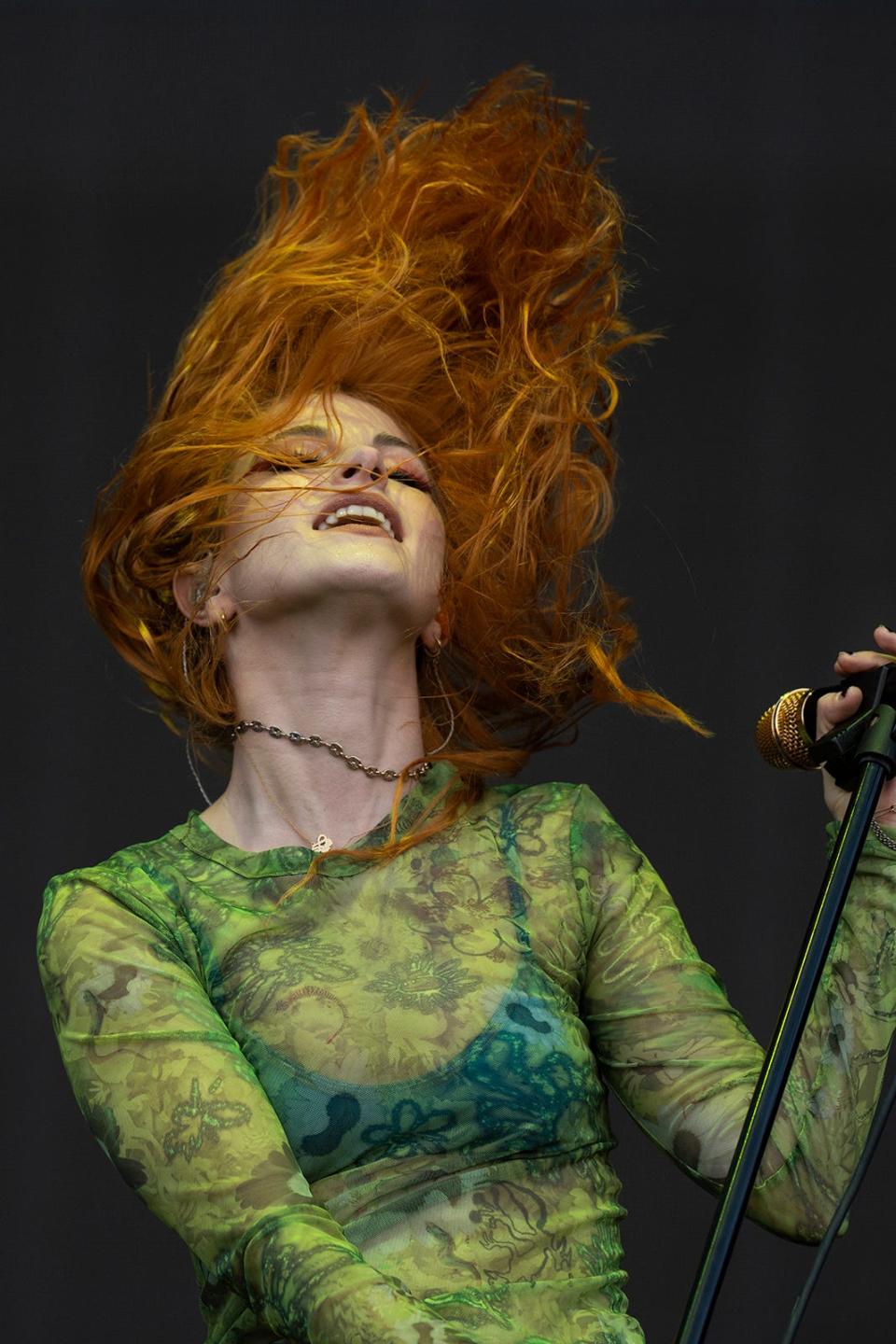 Paramore performs on the American Express stage during day three of weekend two of Austin City Limits Music Festival on Sunday, Oct. 16, 2022. 