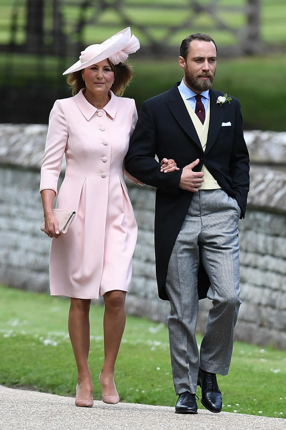 Carole Middleton and James Middleton.