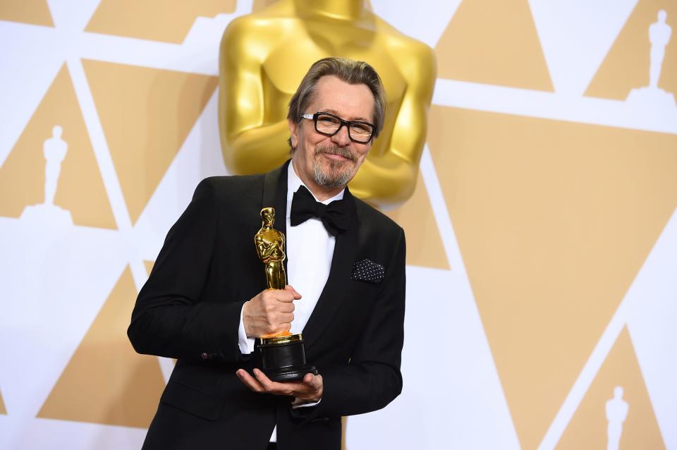 Gary Oldman won an Oscar in 2018 for "Darkest Hour" and looks to be back in the best actor race for "Mank."