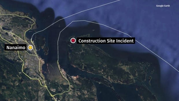 Two workers were killed when a boom broke and landed on them at a construction site on Gabriola Island on March 16, 2021.