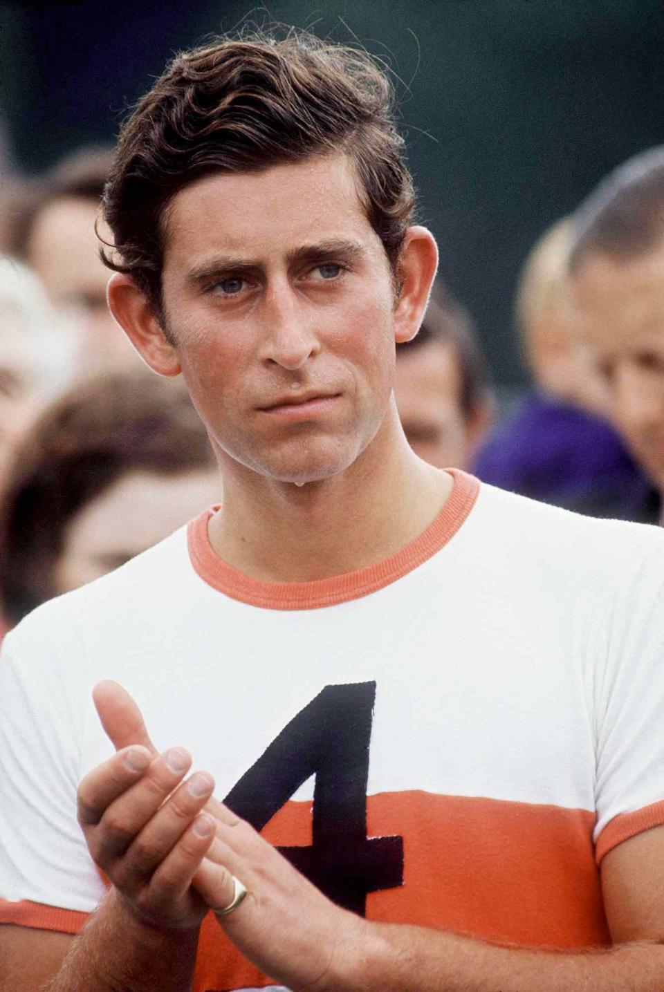 Prince Charles After Polo At Windsor In 1975