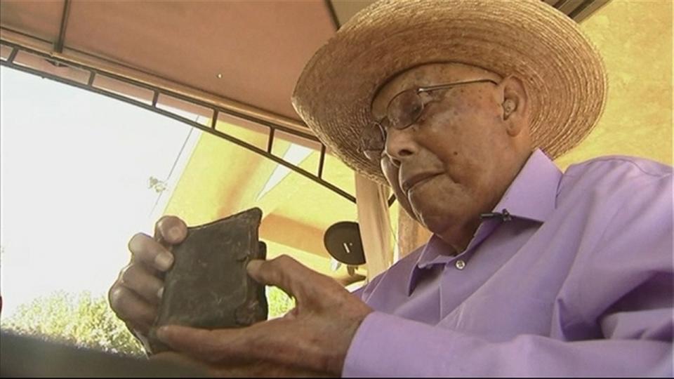Eligio Ramos, de 91 años, veterano de la Segunda Guerra Mundial.