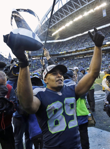 Doug Baldwin doesn't care for the pedestrian label. (AP) 