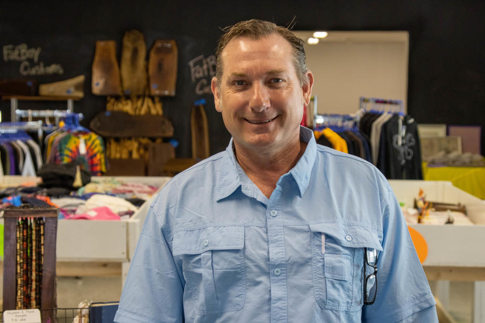 Bob Corbin, the owner of Karma Industries Inc., talks about opening The Avenue Market, a local vendor hub and farmer's market on 525 Wabash Avenue, in Lafayette, on May 6, 2022.