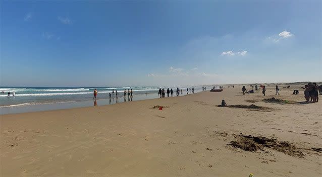 Birubi Beach, Anna Bay is where Mr McGuire was last seen. Source: Google Maps