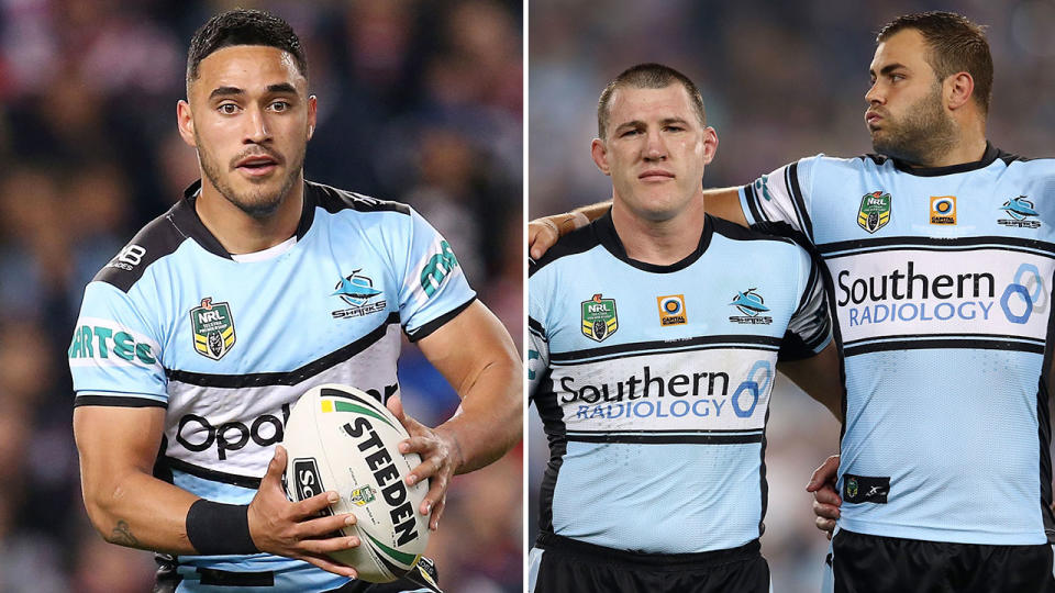 Valentine Holmes upset the Cronulla Sharks with the manner of his exit from the club. Pic: Getty