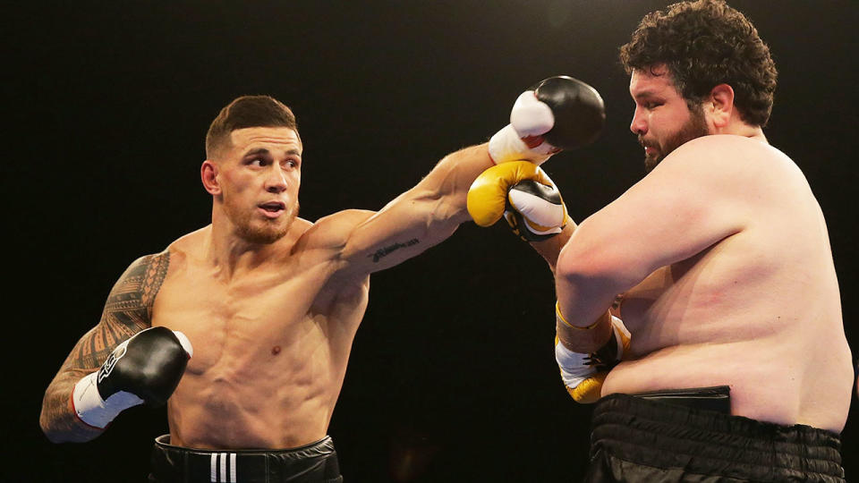 Sonny Bill Williams Williams is seen here fighting Chauncy Welliver in 2015.