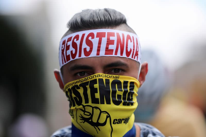 FILE PHOTO: Anti-government demonstrations continue, in Bogota