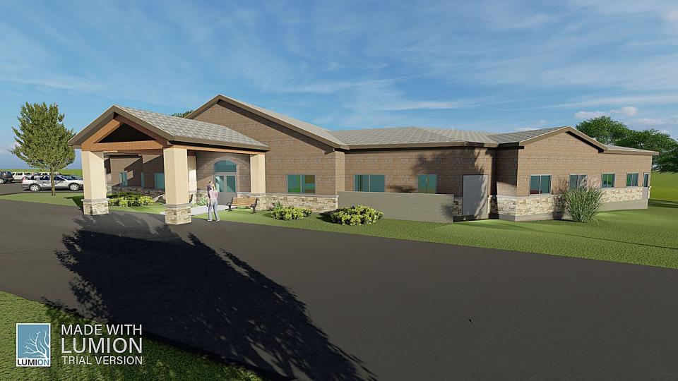 Artist rendering of the new childcare facility being built by the Women's Fund Childcare Initiative.