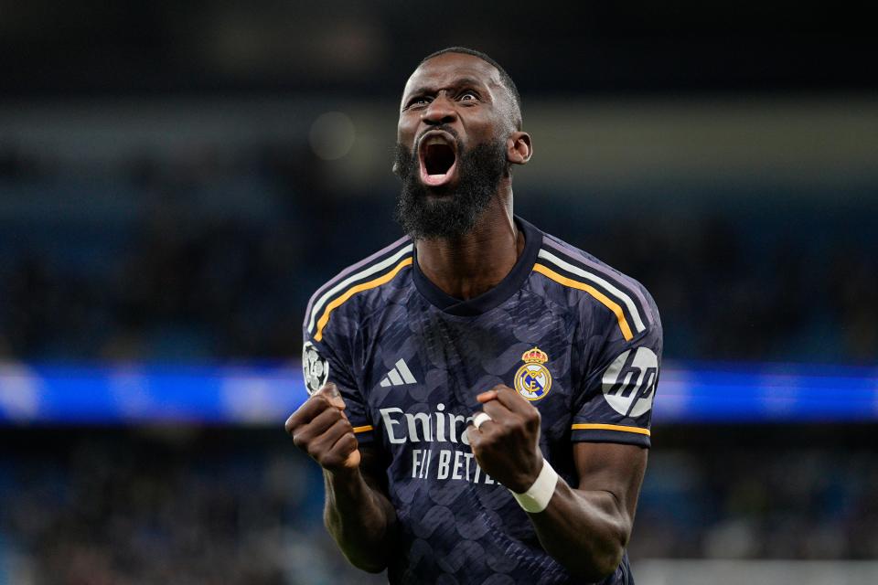 Antonio Rudiger has become integral to Real Madrid’s defence (AP)