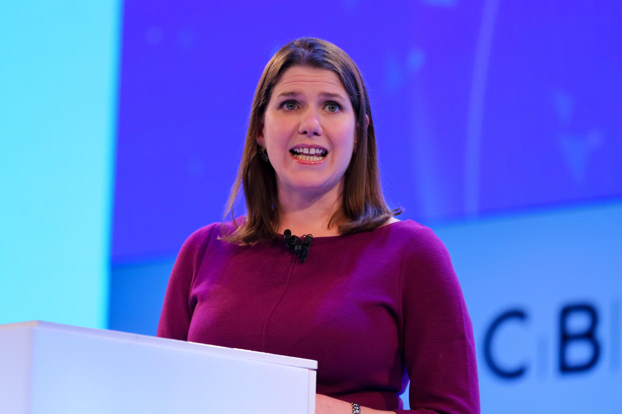 Leader of the Liberal Democrats Jo Swinson has promised to introduce gender-neutral passports. (Photo by Steve Taylor / SOPA Images/Sipa USA)