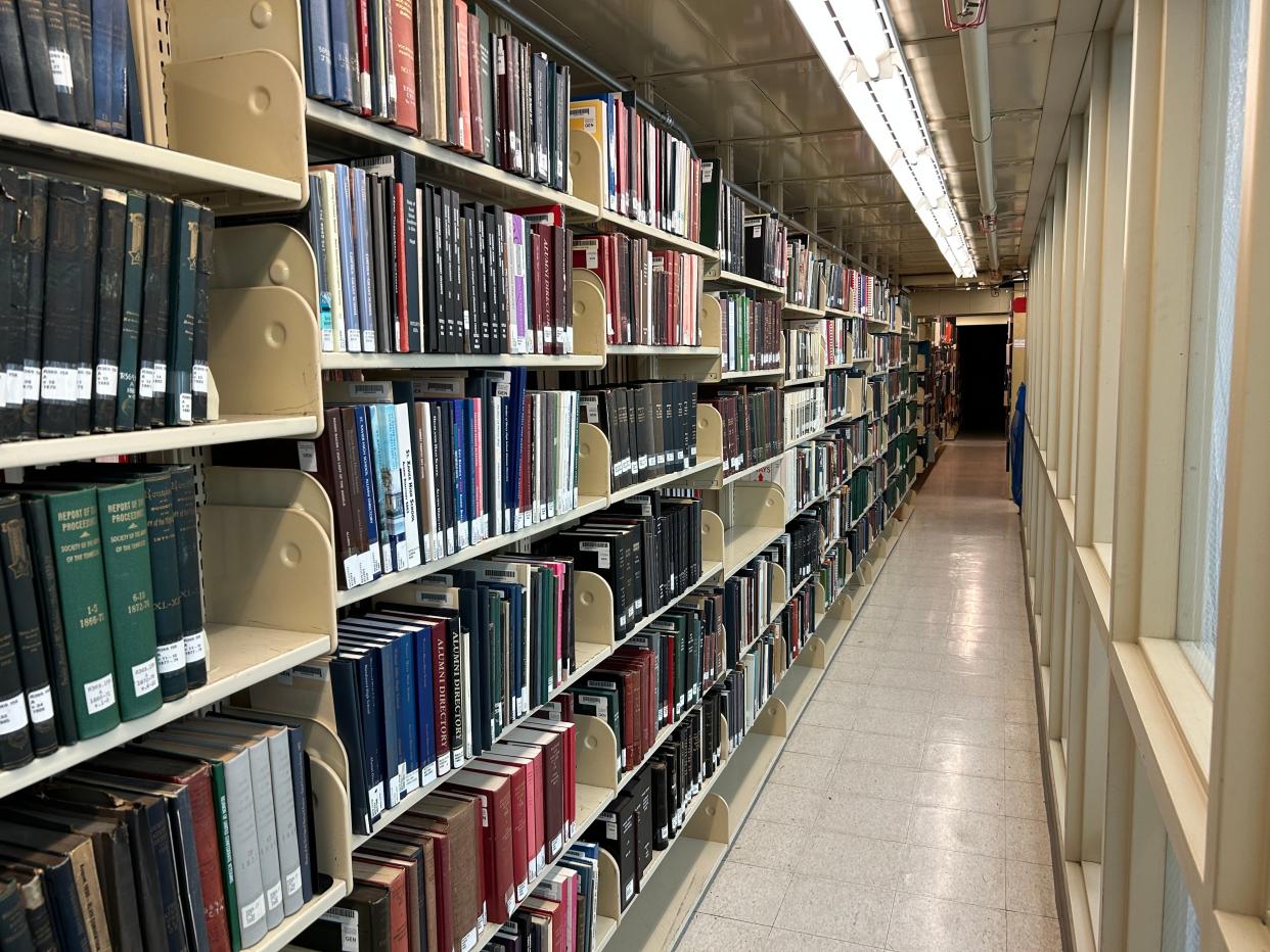 The closed stacks at the Cincinnati & Hamilton County Public Library.