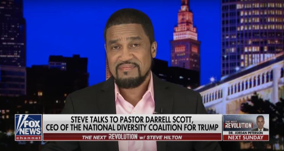 Pastor Darrell Scott is shown in a YouTube screenshot. (Credit: YouTube/Fox News)