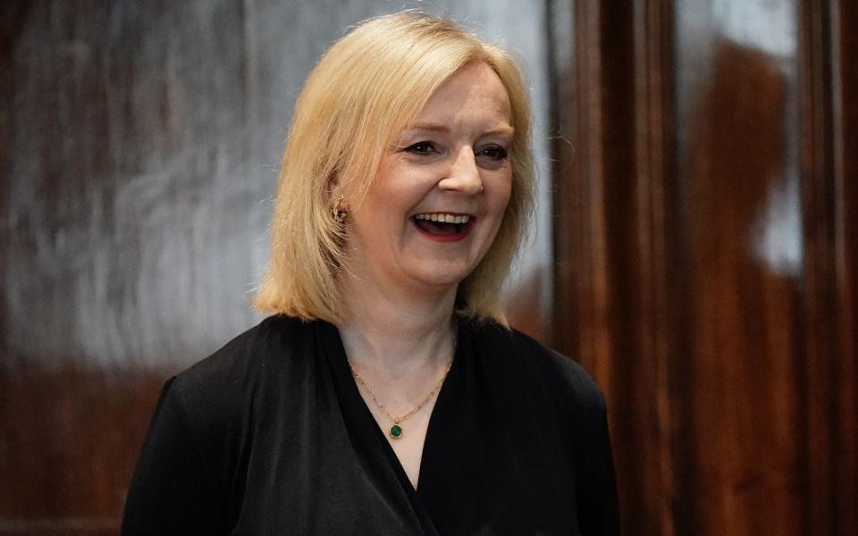 Former prime minister Liz Truss at the launch of the Growth Commission on Wednesday