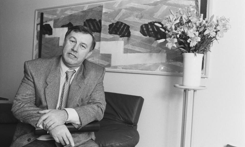 Terence Conran in 1985, the year before Habitat Mothercare merged with British Home Stores.