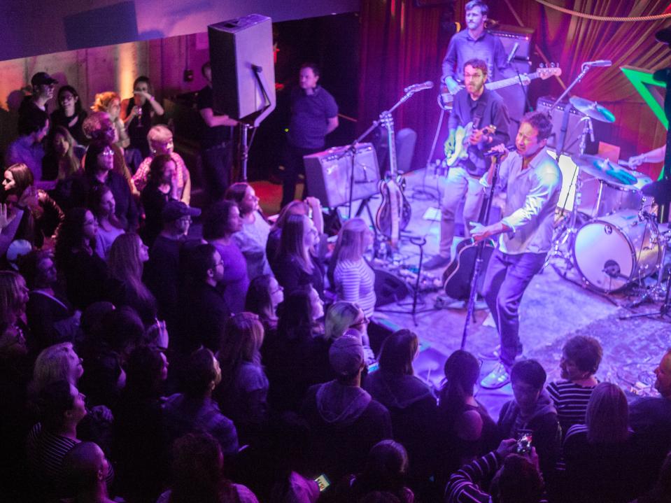 David Duchovny performs at the 2018 Tribeca Film Festival in New York CityGetty Images for Tribeca Film Fe