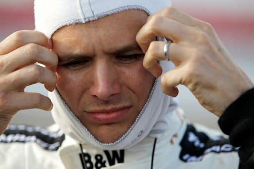 Dan Wheldon is pictured during qualifying for the IZOD IndyCar World Series Championships on October 14, at Las Vegas Motor Speedway. Wheldon was killed Sunday in a fiery, 15-car crash at the Las Vegas 300 IndyCar series finale