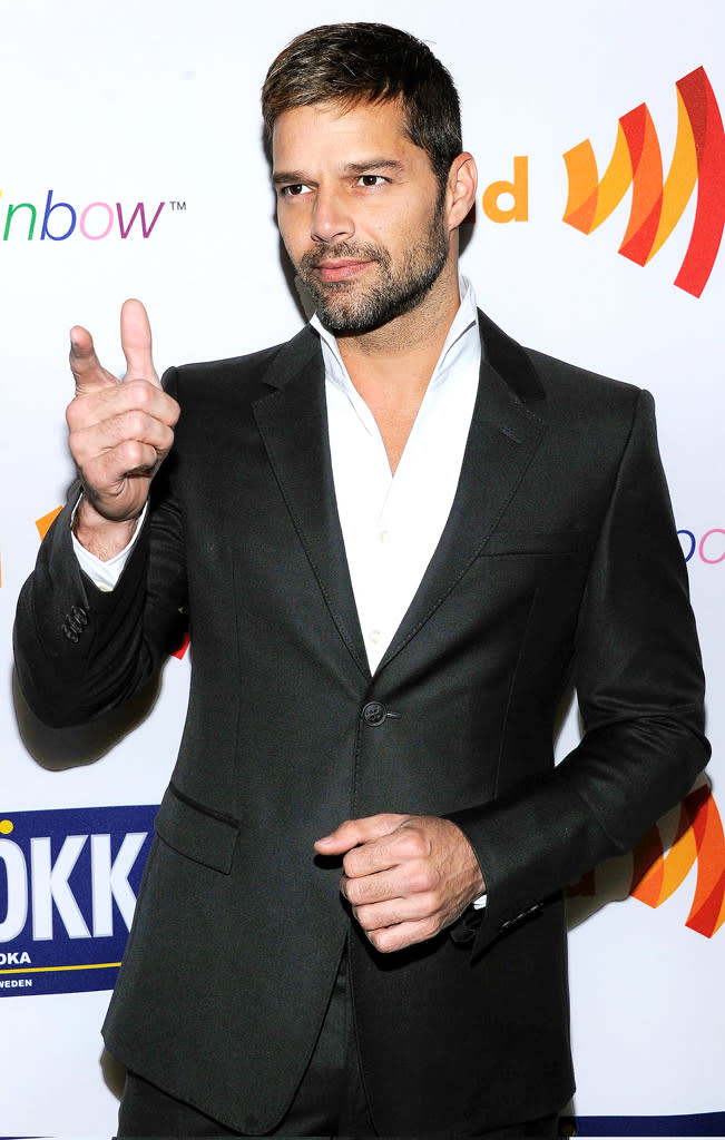 Ricky Martin ndannualGLAAD Media Awards Presented ByROKK