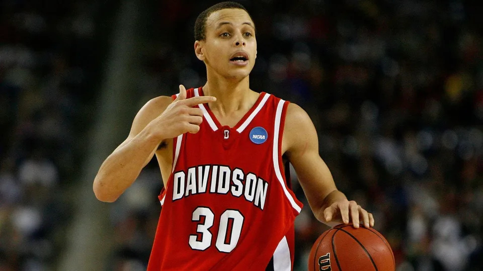 Steph Curry at Davidson college