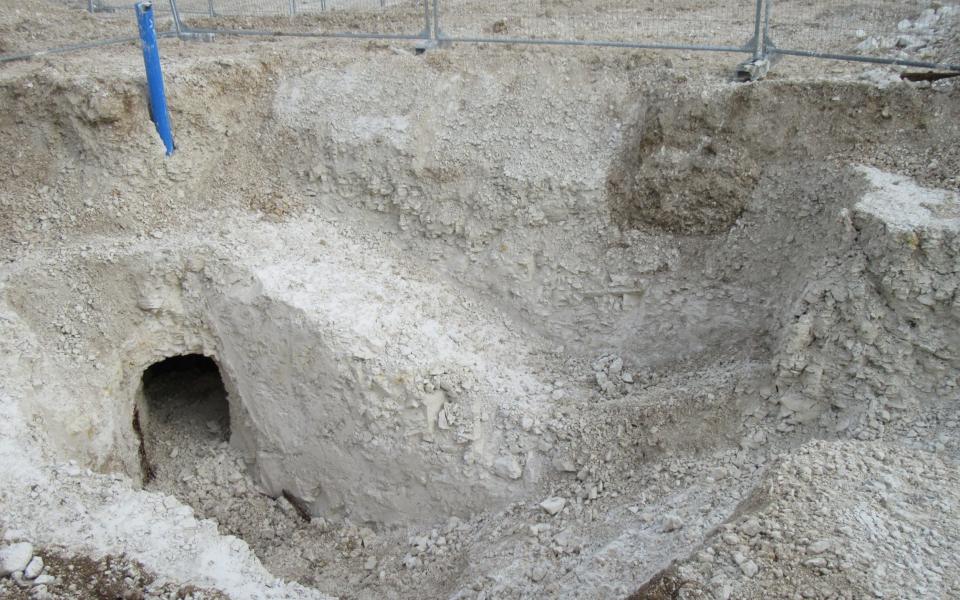 Archaeologists discovered the training tunnels at Salisbury Plain in Wiltshire - Credit: SWNS.com