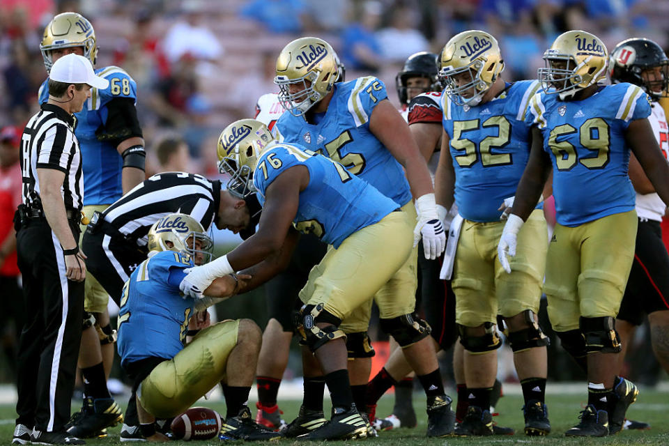 UCLA lost its third game in a row to fall to 1-4 in Pac-12 play. (Getty)