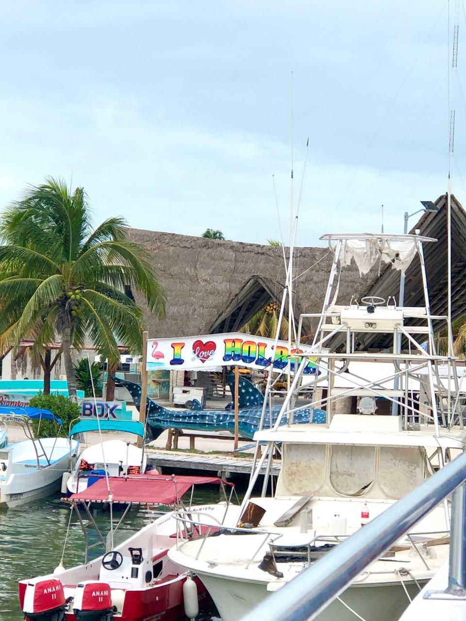 Ferry terminal in Holbox