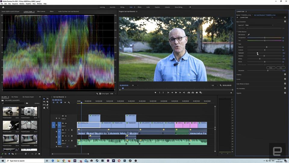 Adobe Premiere Pro versus Davinci Resolve 16.2 shootout