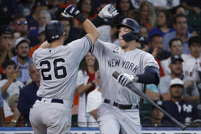 Baby Bomber arrives: Domínguez becomes youngest Yankee with HR in 1st  at-bat in 6-2 win over Astros