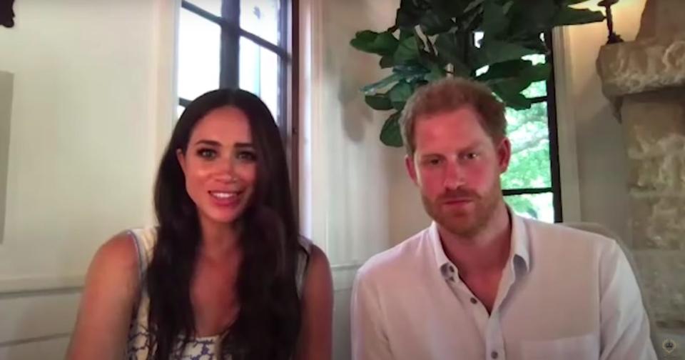 meghan and harry video call 