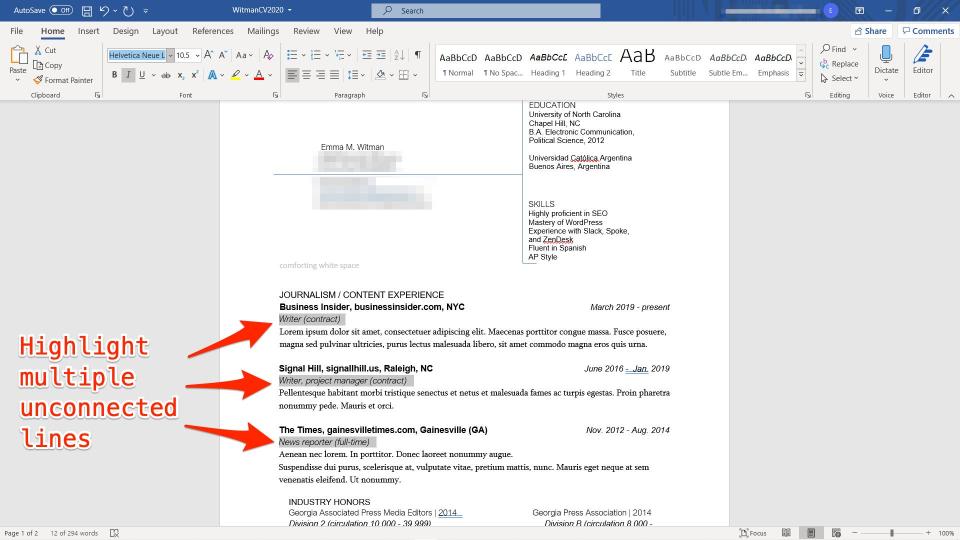 14   Microsoft Word tips and tricks