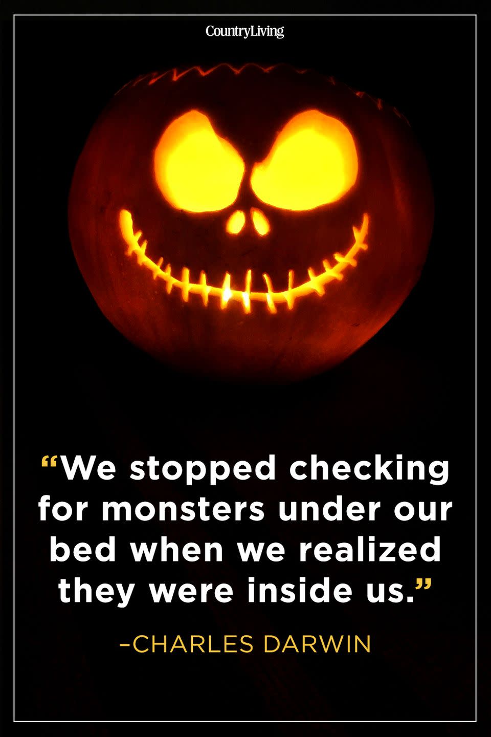 <p>“We stopped checking for monsters under our bed when we realized they were inside us.”</p>