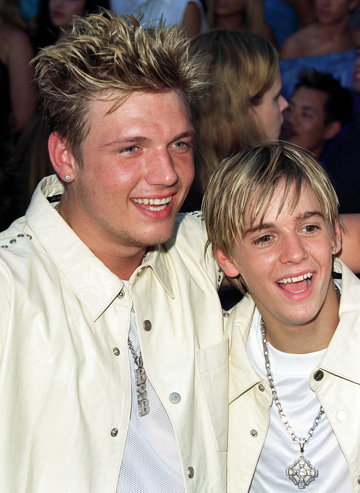 Nick and Aaron Carter at the Teen Choice Awards (Alamy Stock Photo)