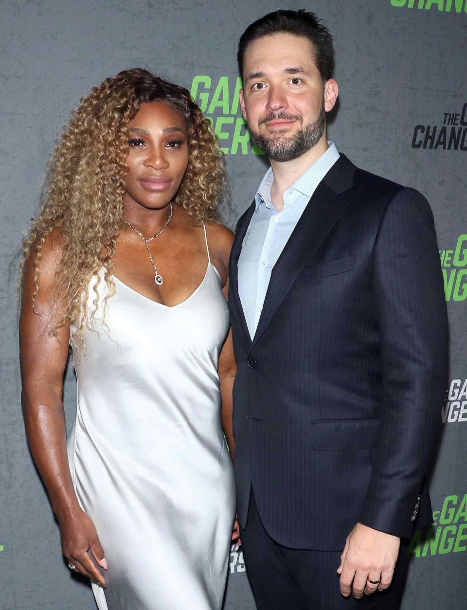 Serena Williams and Alexis Ohanian