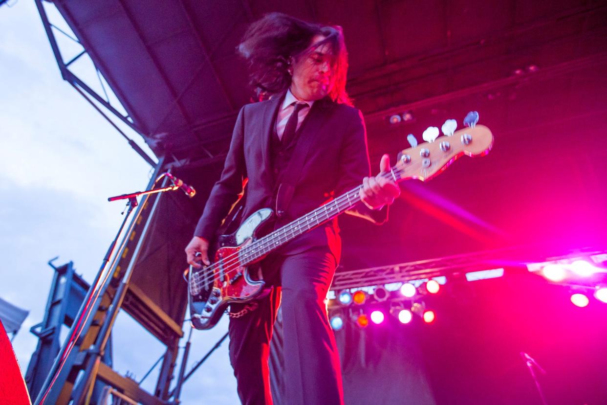 Freddy Herrera of Everclear performs during the So Much for the Afterglow concert at Four Winds Field Saturday, June 3, 2017. Tribune Photo/MICHAEL CATERINA