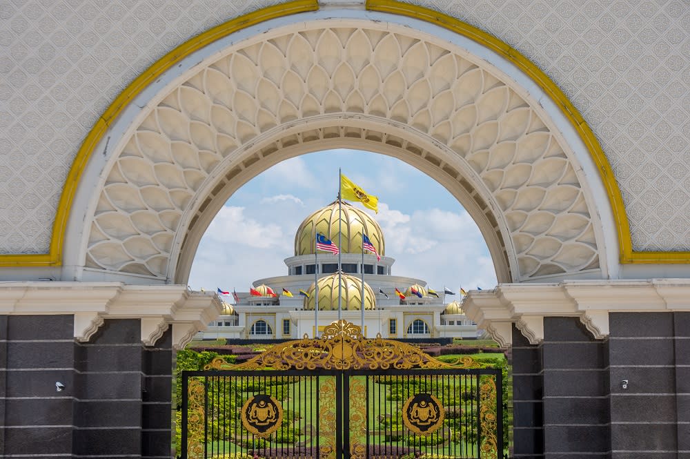 Istana Negara re-posted a poster of this on its official Facebook and Instagram pages without additional comment, after previously deleting a similar post which had emphasised the phrase ‘Parliament must happen as soon as possible’ in Malay. — Picture by Shafwan Zaidon